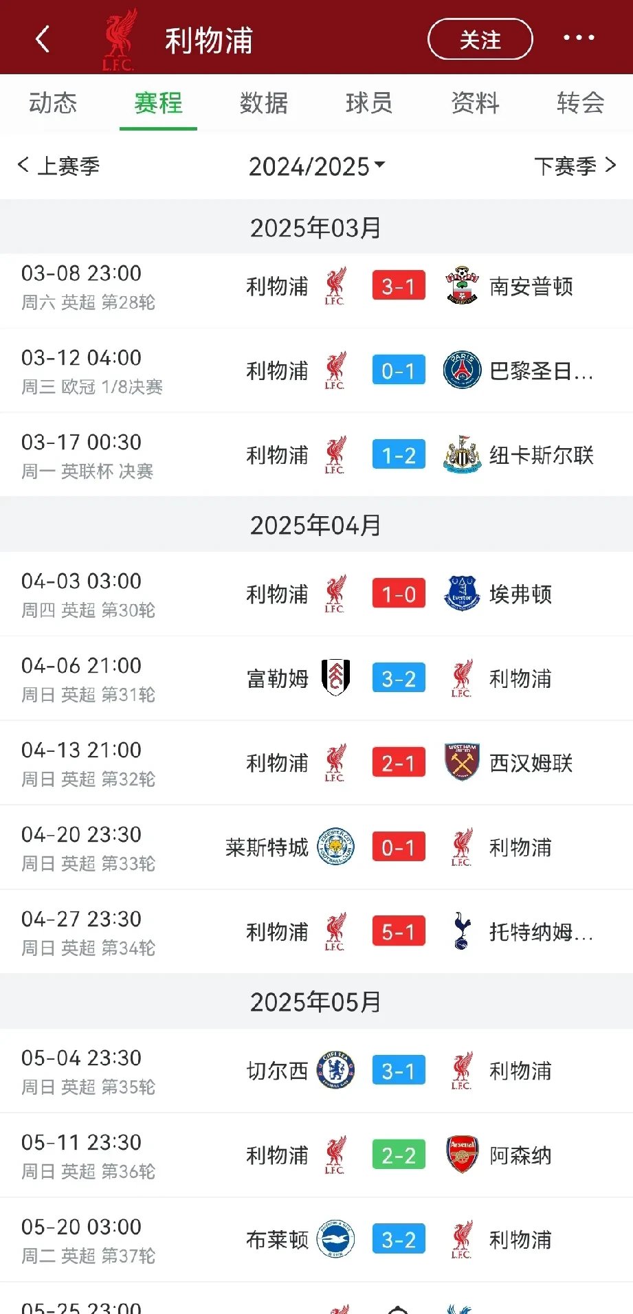 关于马赛主场力克利物浦，积分榜上升的信息