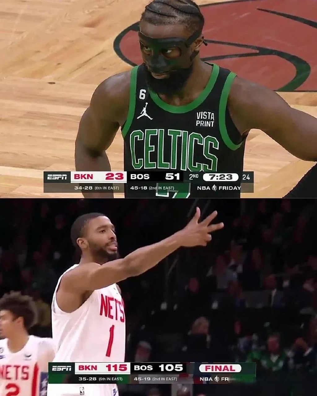 篮网逆转凯尔特人，东部赛季形势重大